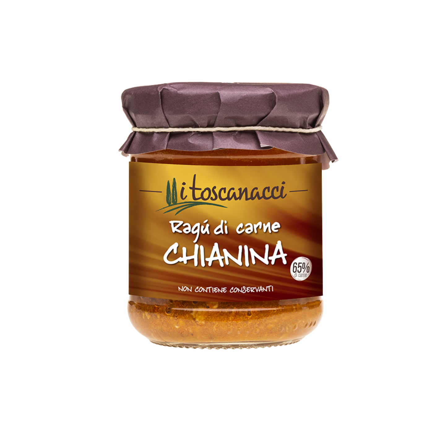 Traditionelles Ragù aus Chianina-Rindfleisch, 180 g - I Toscanacci