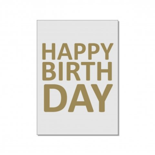 Postkarte „Happy Birthday“