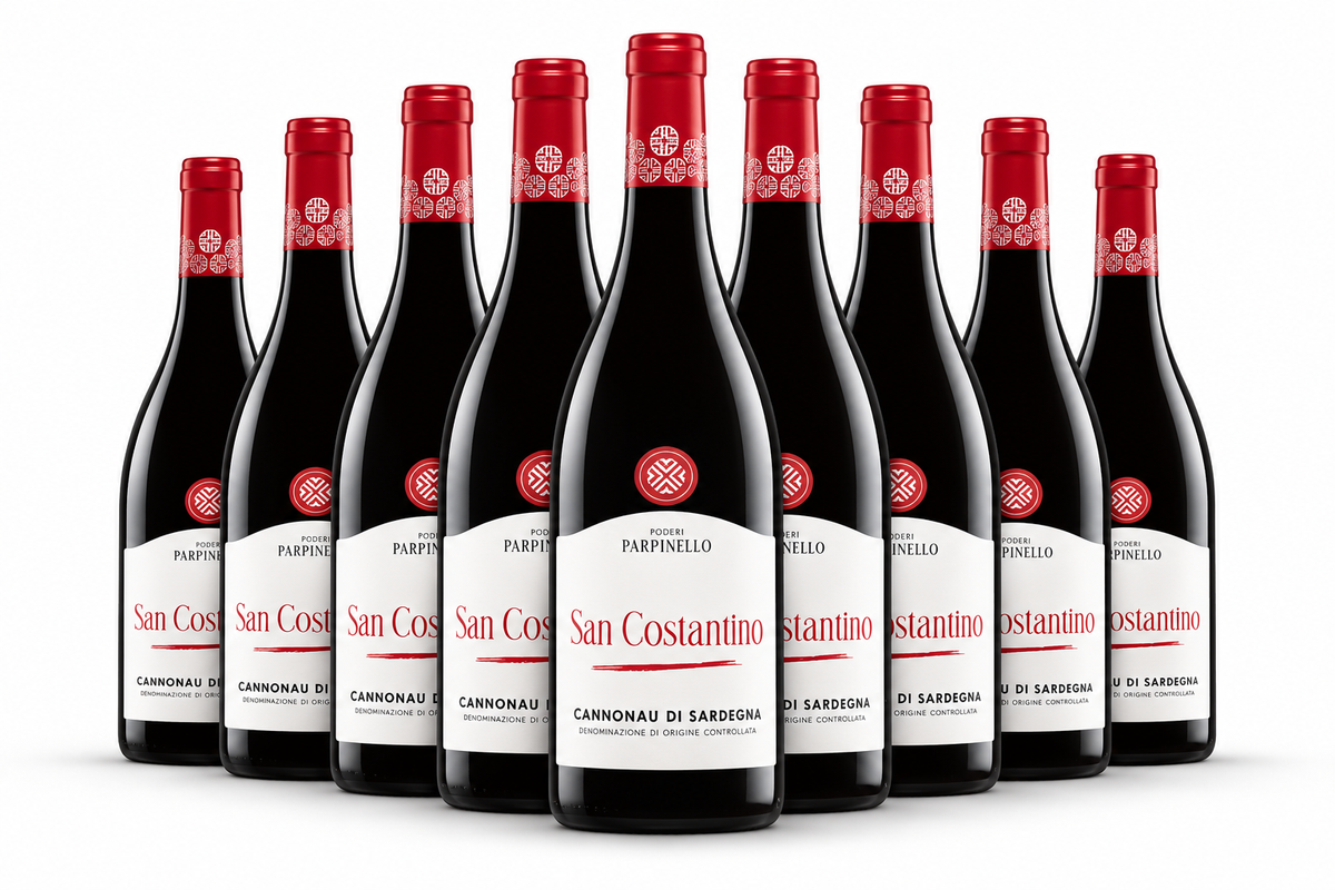San Costantino Cannonau di Sardegna DOC 9er-Weinpaket | Poderi Parpinello