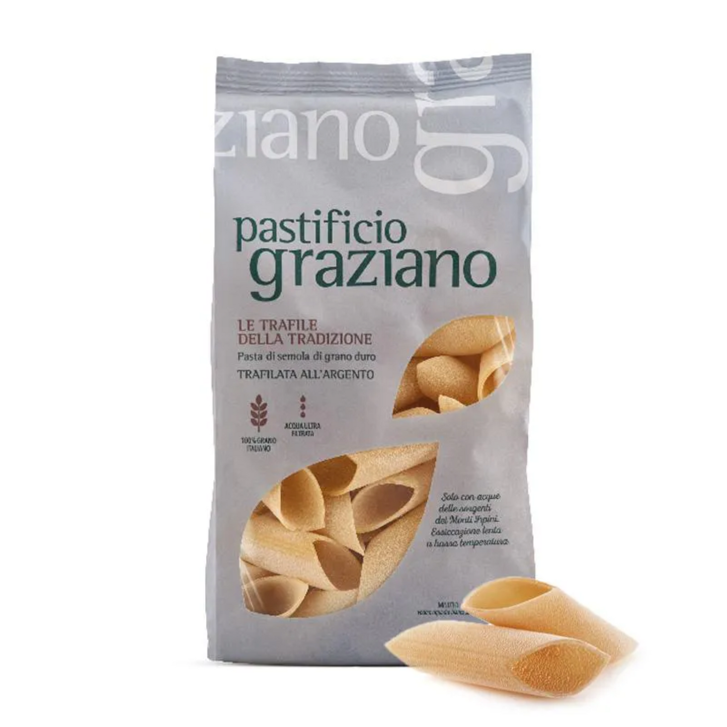 Pennoni Rigati aus Hartweizengrieß – Pastificio Graziano, 500 g