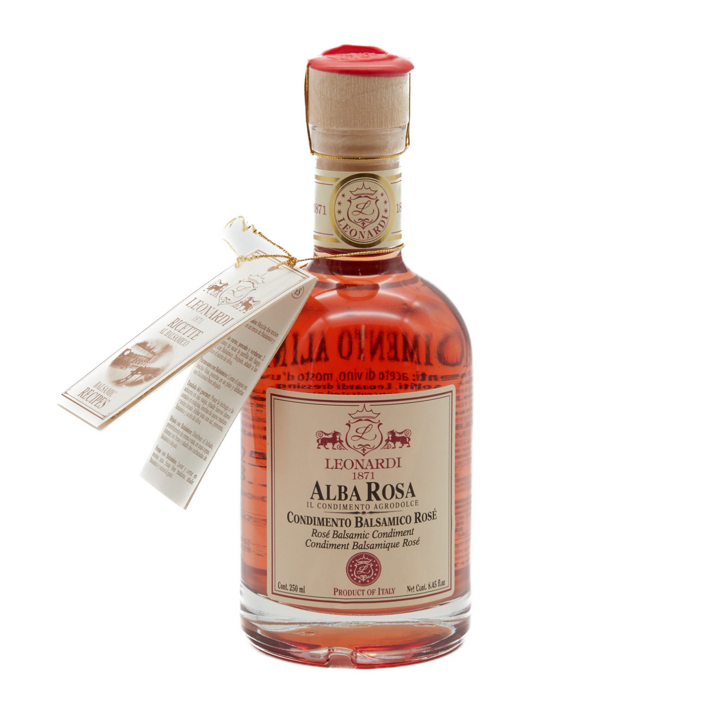 Leonardi „Alba Rosa“ Condimento Rosé – Balsamico – 250ml