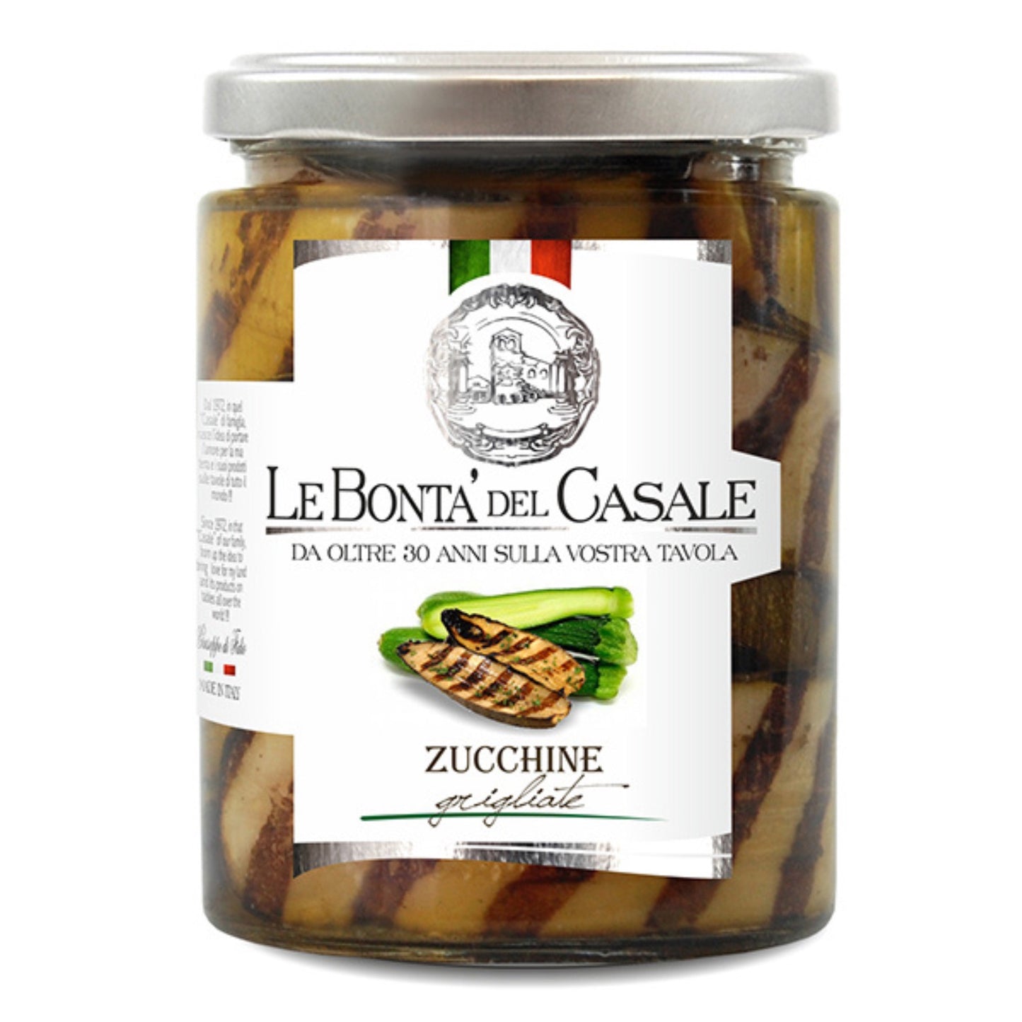 Gegrillte Zucchini ganze Scheiben, 314ml.