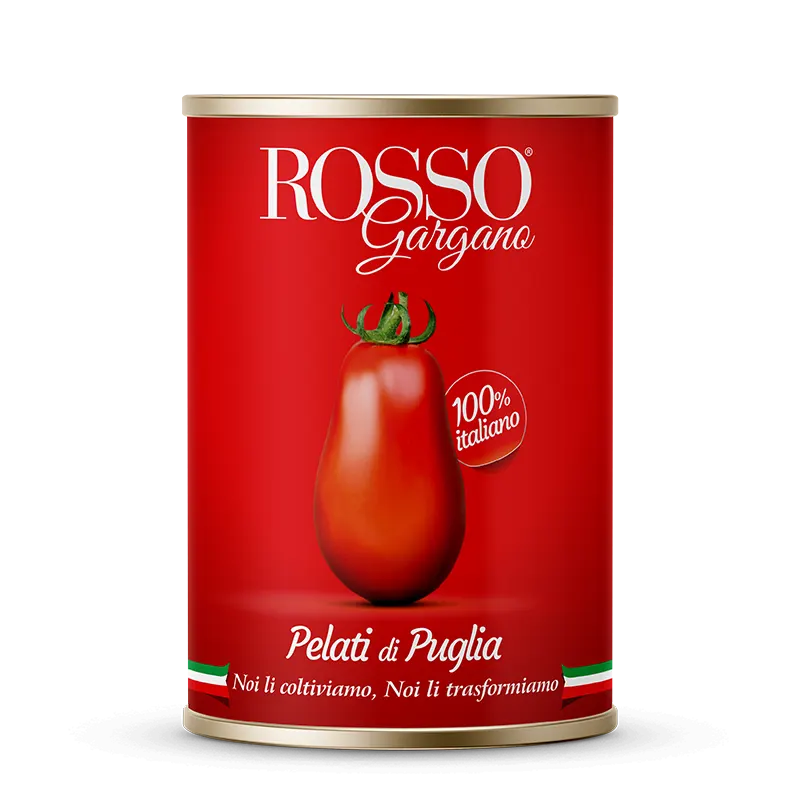 Geschälte Tomaten, ganz- 400g Rosso Gargano