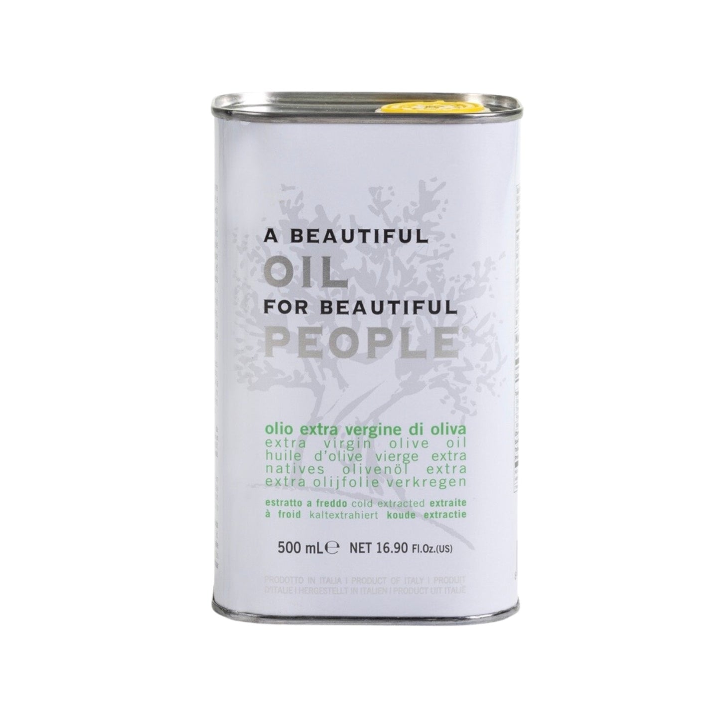 Olio Extra Vergine di Oliva – Beautiful Oil For Beautiful People, 500 ml