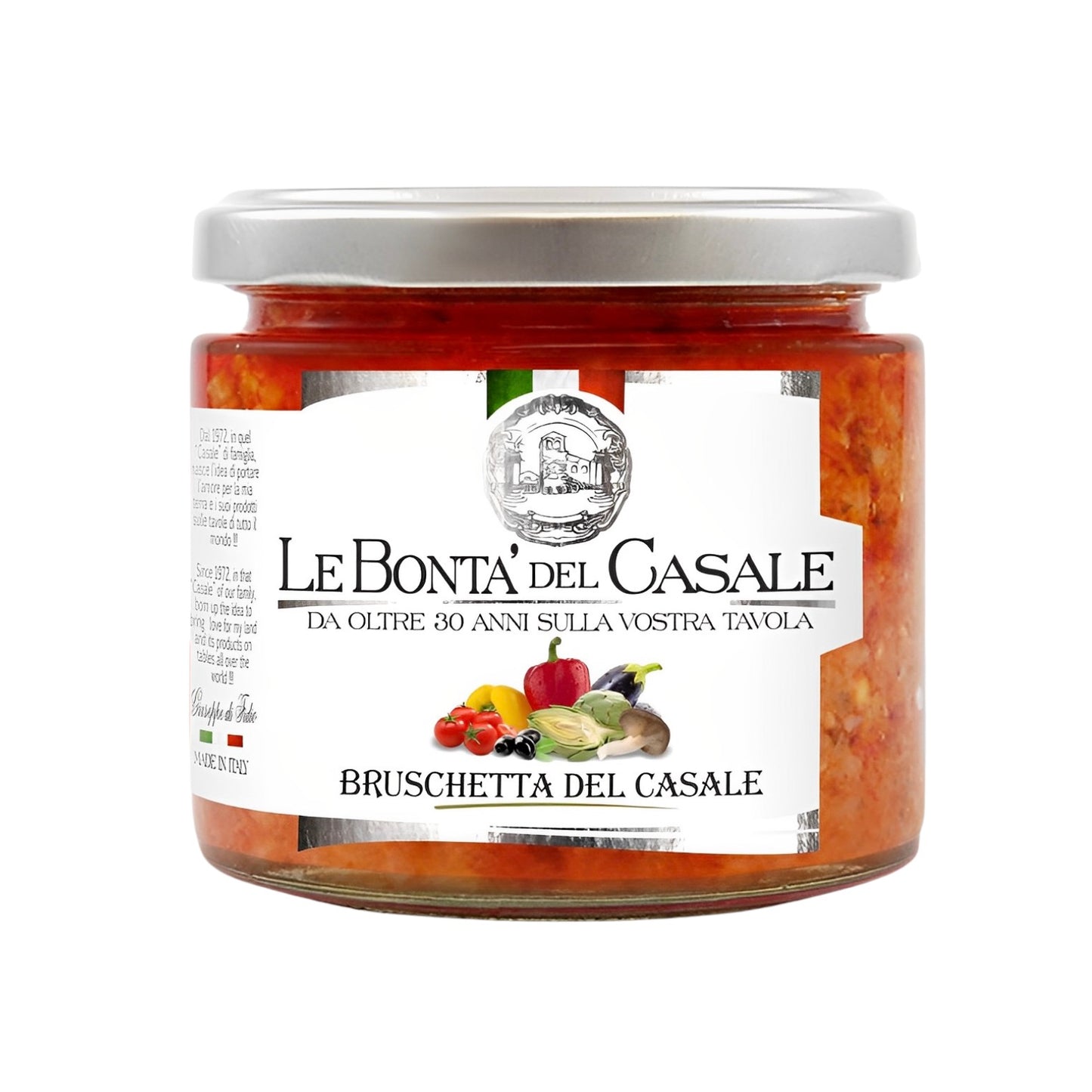 Bruschetta del Casale – Gemüse Bruschetta – Leicht Pikant 212 g