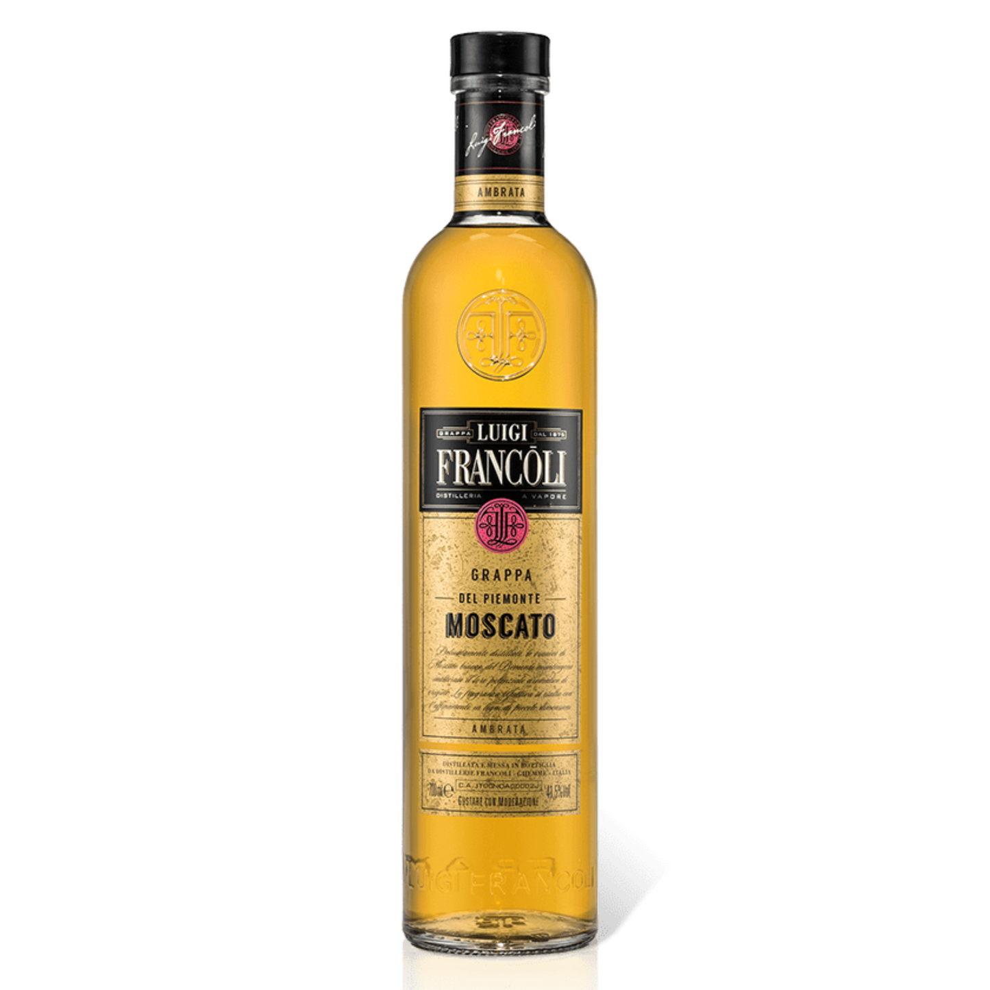 Grappa Moscato del Piemonte Barrique – Luigi Francoli 0,7 l