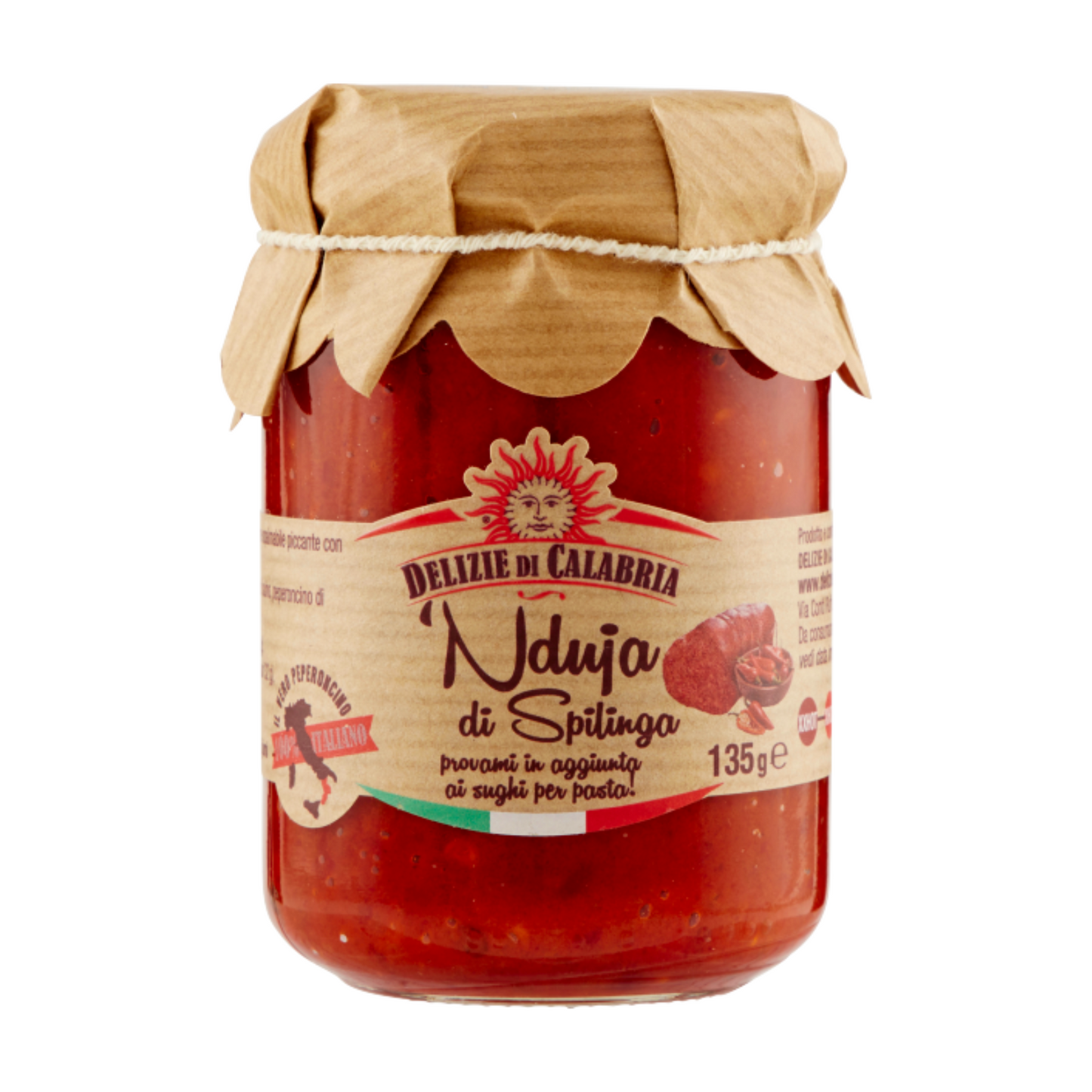 Nduja di Spilinga, Delizie di Calabria – 135 g