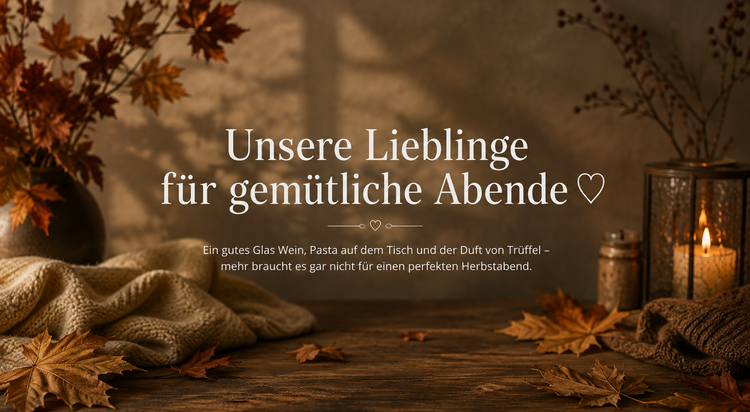Herbstgenuss aus Italien