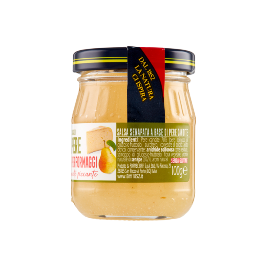 Biffi Salsa di Pere per Formaggi – Birnensenf für Käse, 100 g