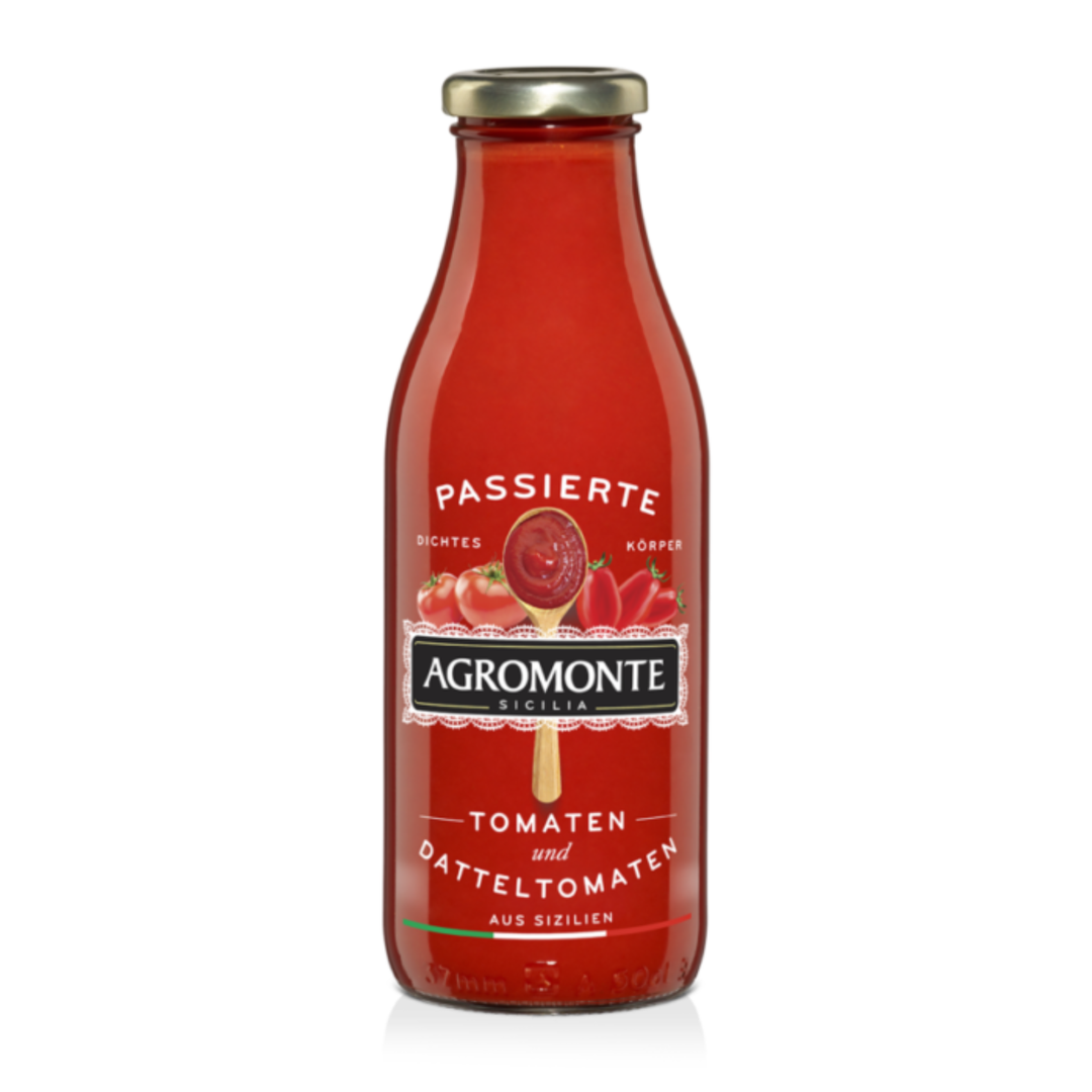 Passierte Kirschtomaten aus Sizilien, 520 g – Agromonte