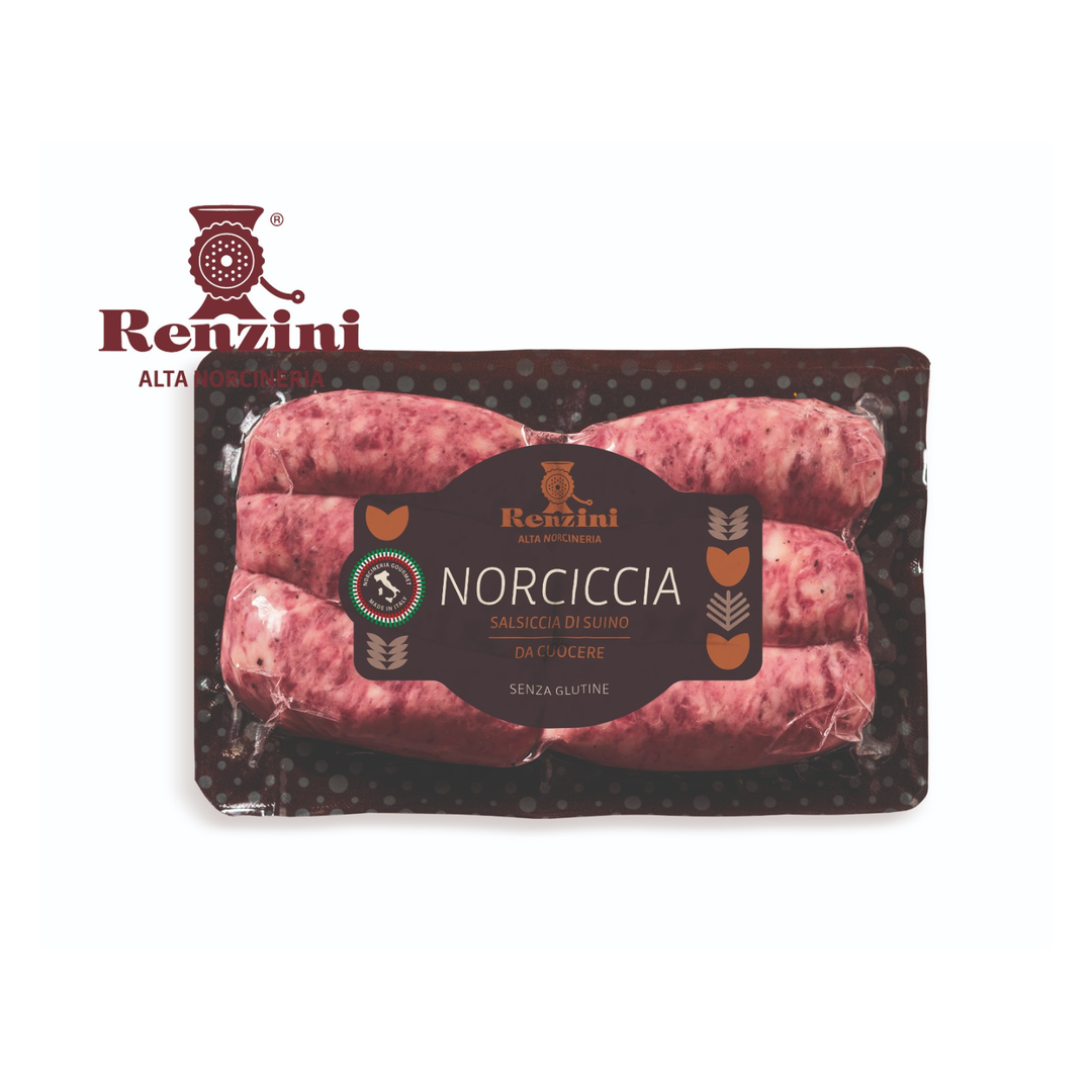 Norciccia di Suino – italienische Bratwurst Renzini (glutenfrei)