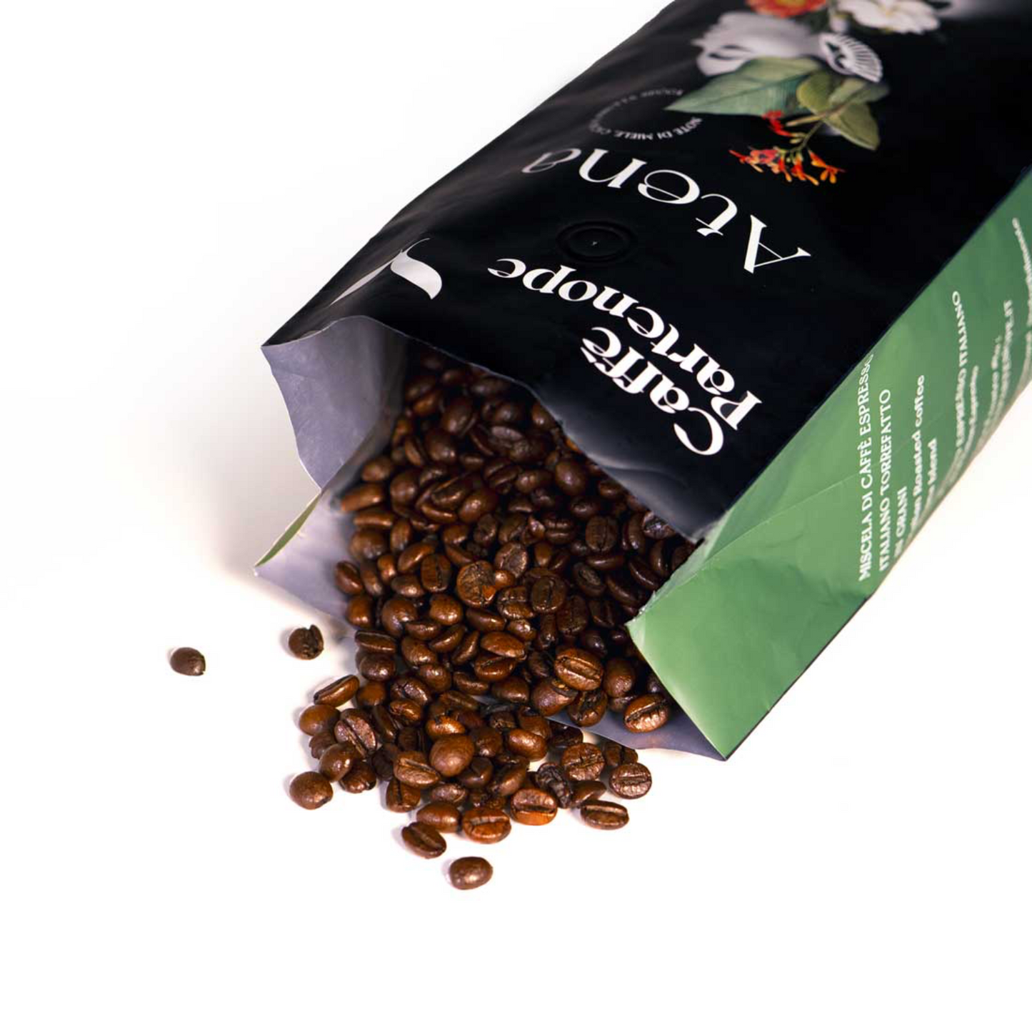 Atena – 1Kg erlesene Kaffeebohnen aus Neapel – Caffé Partenope_ 60% Arabica – 40% Robusta