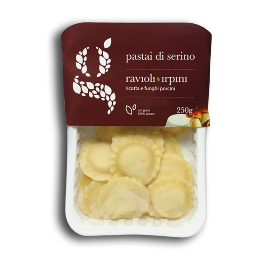 Frische Ravioli Irpini mit Ricotta & Steinpilzen – 250 g