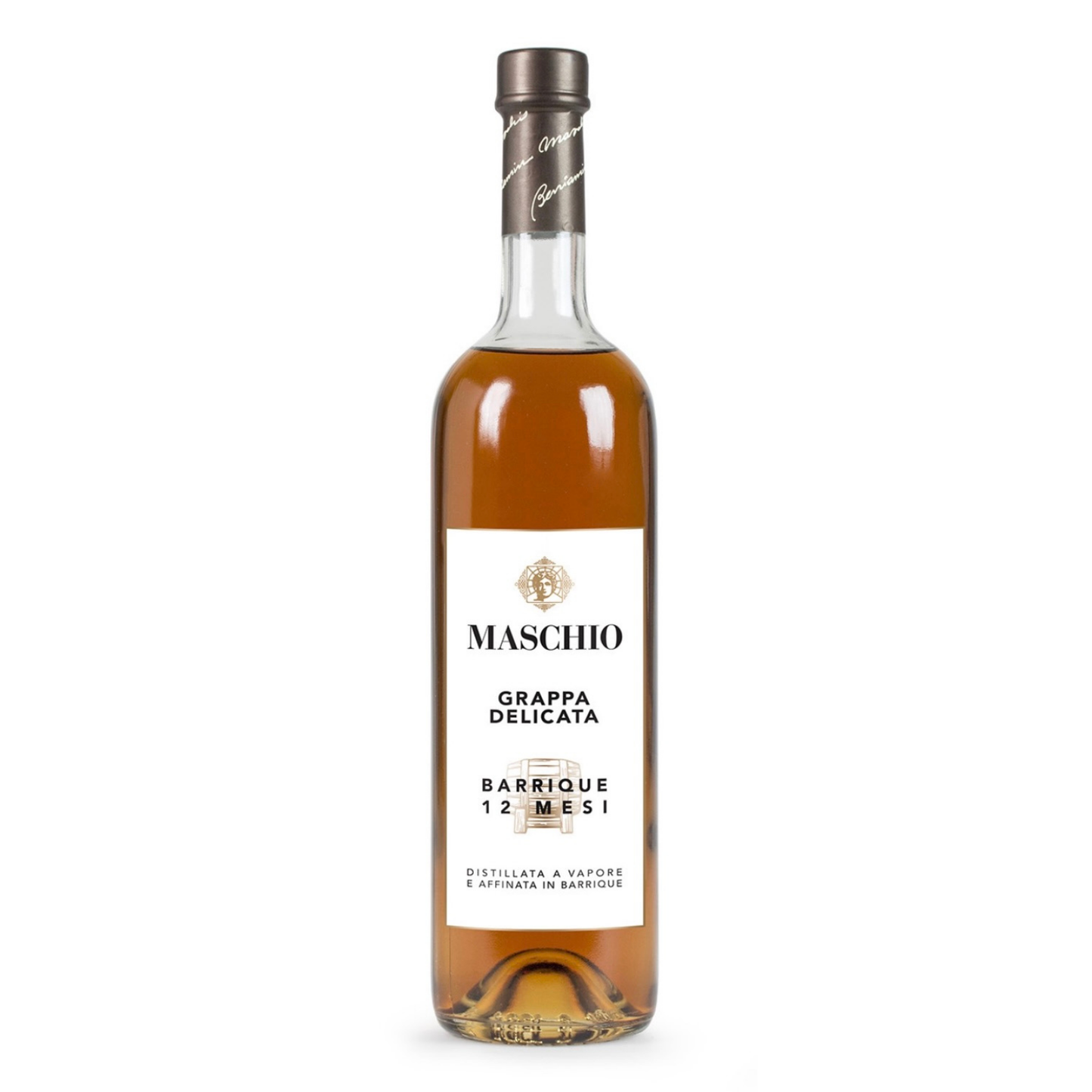 Grappa Delicata Barrique 12 Mesi – Beniamino Maschio 0,7 l