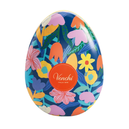 Osterei Metalldose - Venchi - Piemont - Pralinenmischung in Metall-Osterei - 77 g