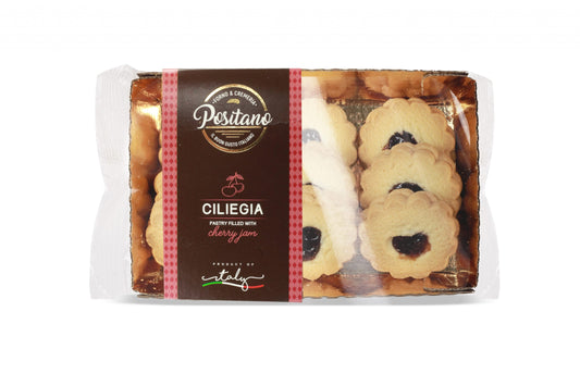 Occhio di Bue mit Kirsch Füllung – Mürbegebäck, 170 g