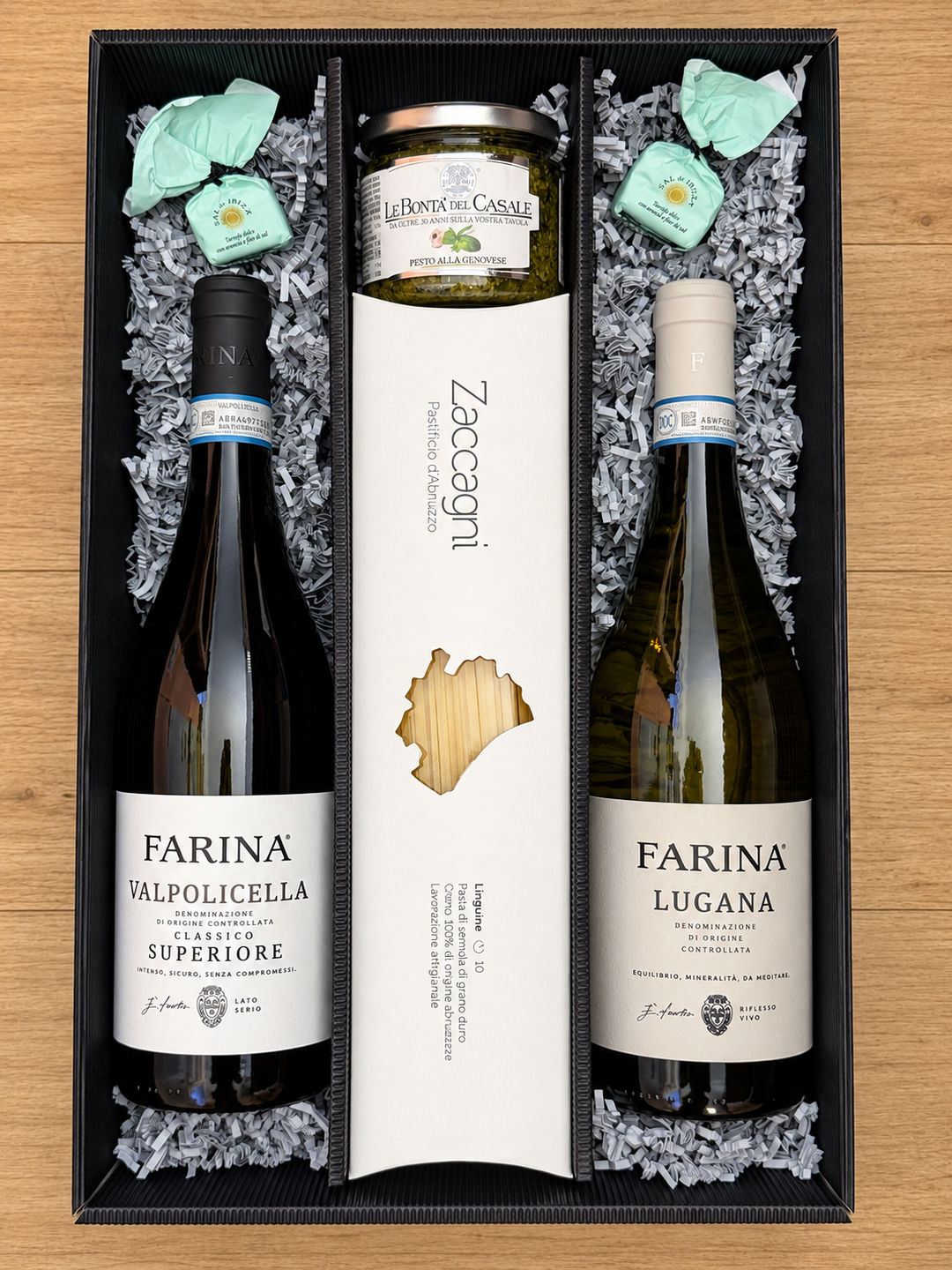 Italienische Genussbox mit Lugana & Valpolicella