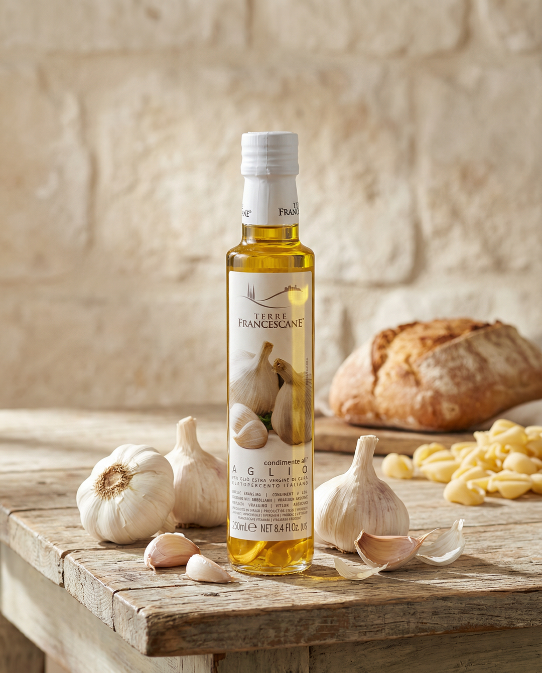 Natives Olivenöl Extra Vergine Knoblauch aus Umbrien, 250 ml