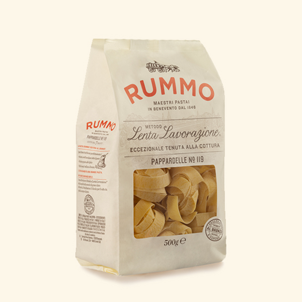Rummo Pappardelle N°119 – breite Pasta aus Hartweizengrieß, 500 g