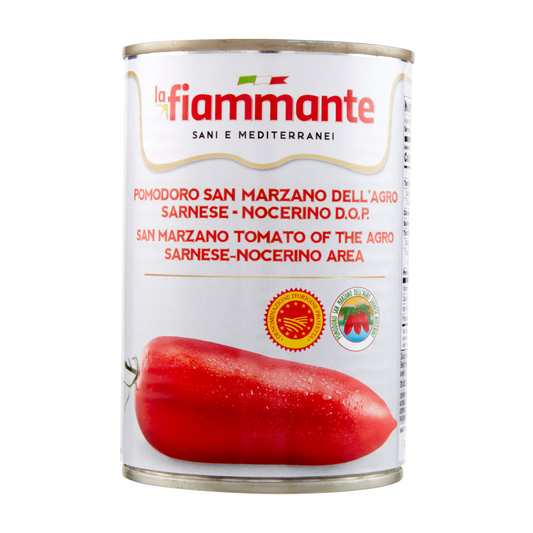 San Marzano DOP Geschälte Tomaten, 400 g – La Fiammante