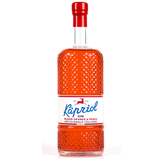 Kapriol GIN aus den Dolomiten 0,7Lt, mit Blutorange und Pfirsich