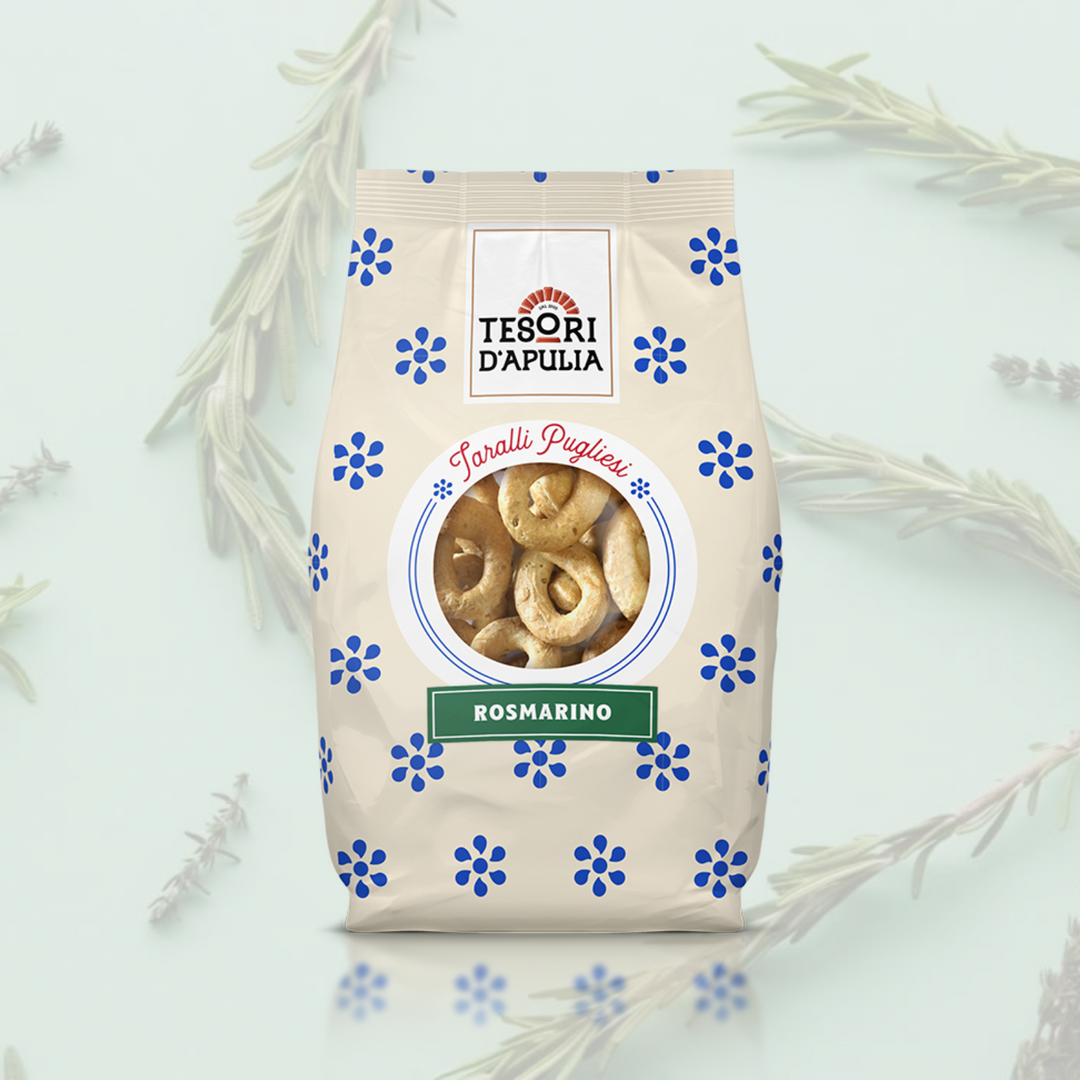 Taralli Rosmarino – Tesori D´Apulia – 400g