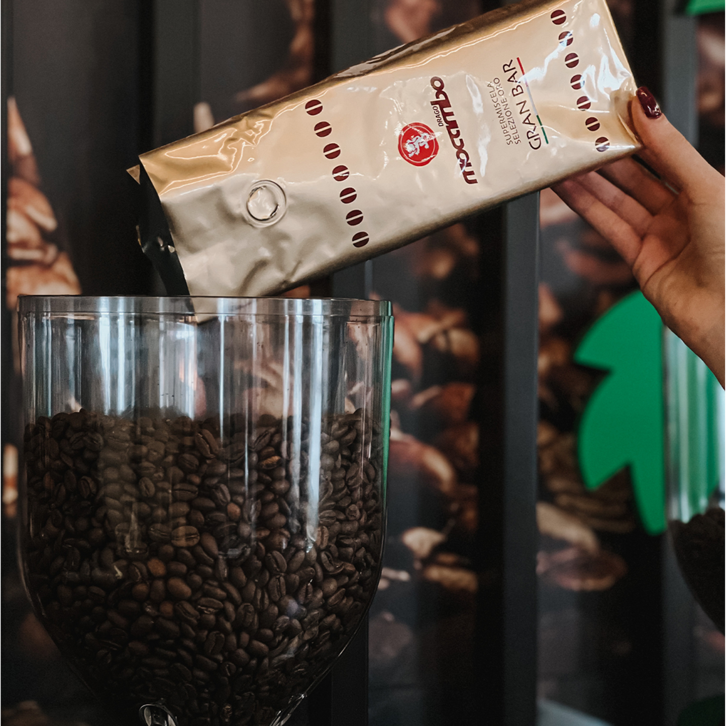 Ganze Kaffeebohnen, 1Kg – Caffé Mocambo Gold