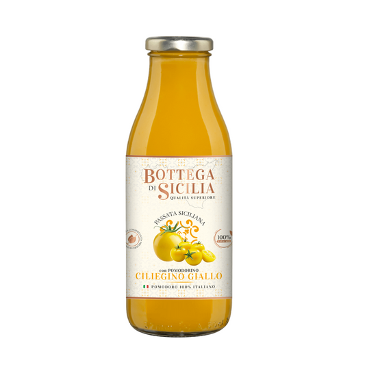Passata Ciliegino Giallo – Bottega di Sicilia, 520 g