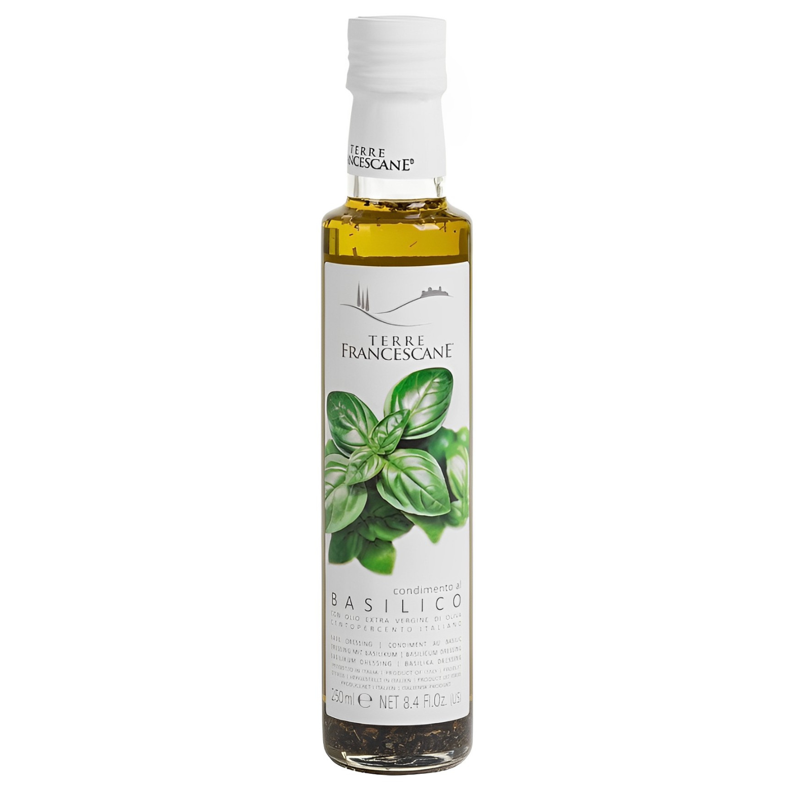 Natives Olivenöl Extra Vergine Basilikum aus Umbrien, 250 ml