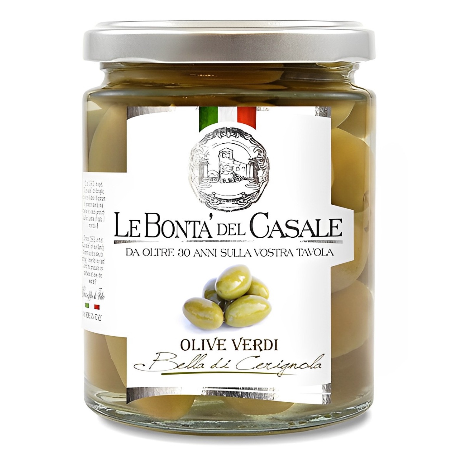 Riesen Oliven in Salzlake 314 ml – Hersteller Le Bonta del Casale