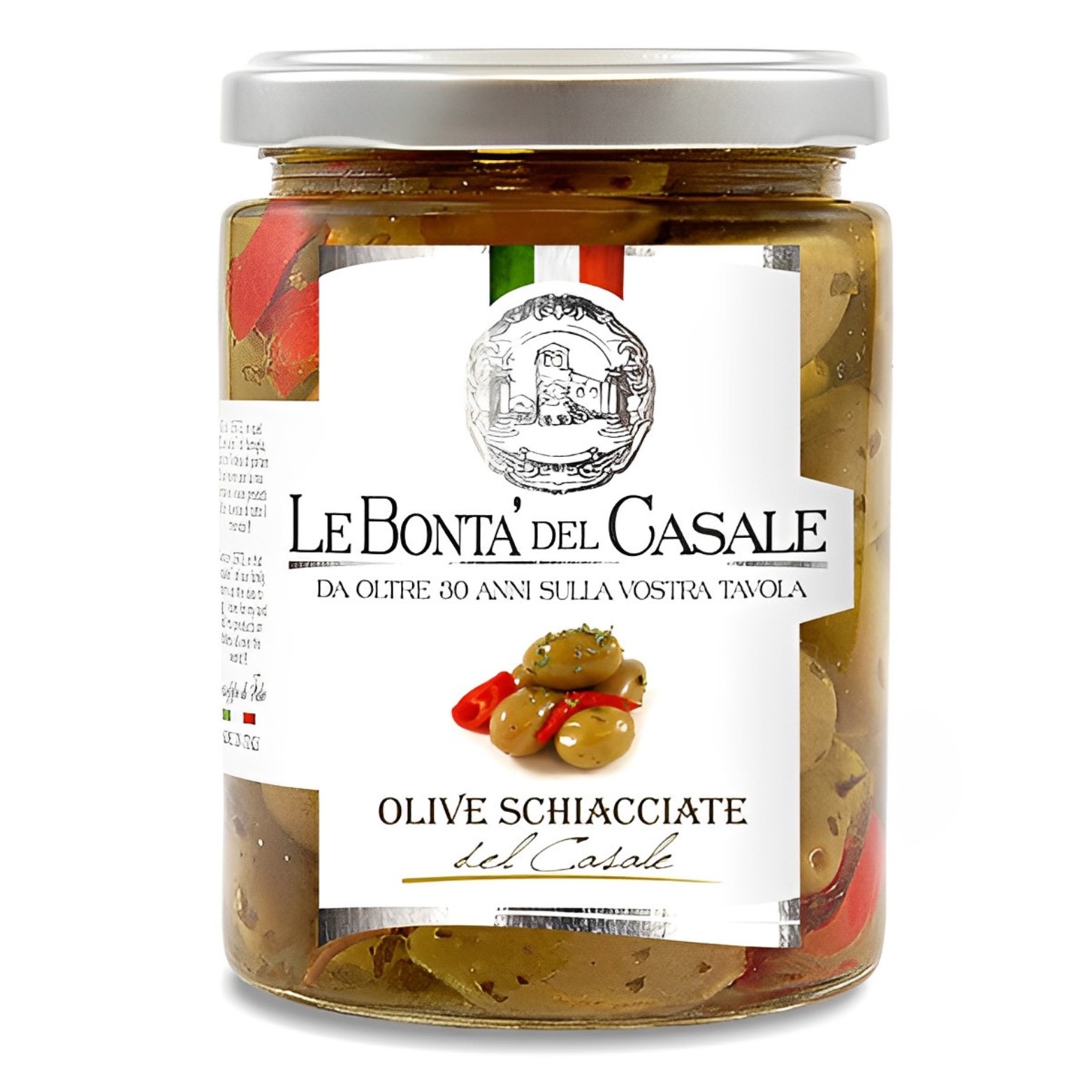 Olive Schiacciate del Casale, 280 g