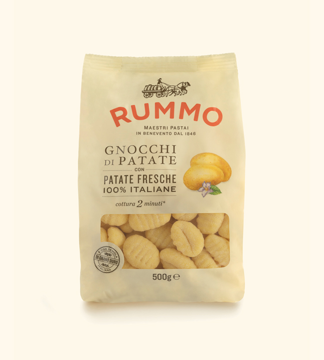 Gnocchi RUMMO mit 80% frischen, italienischen Kartoffeln 500g