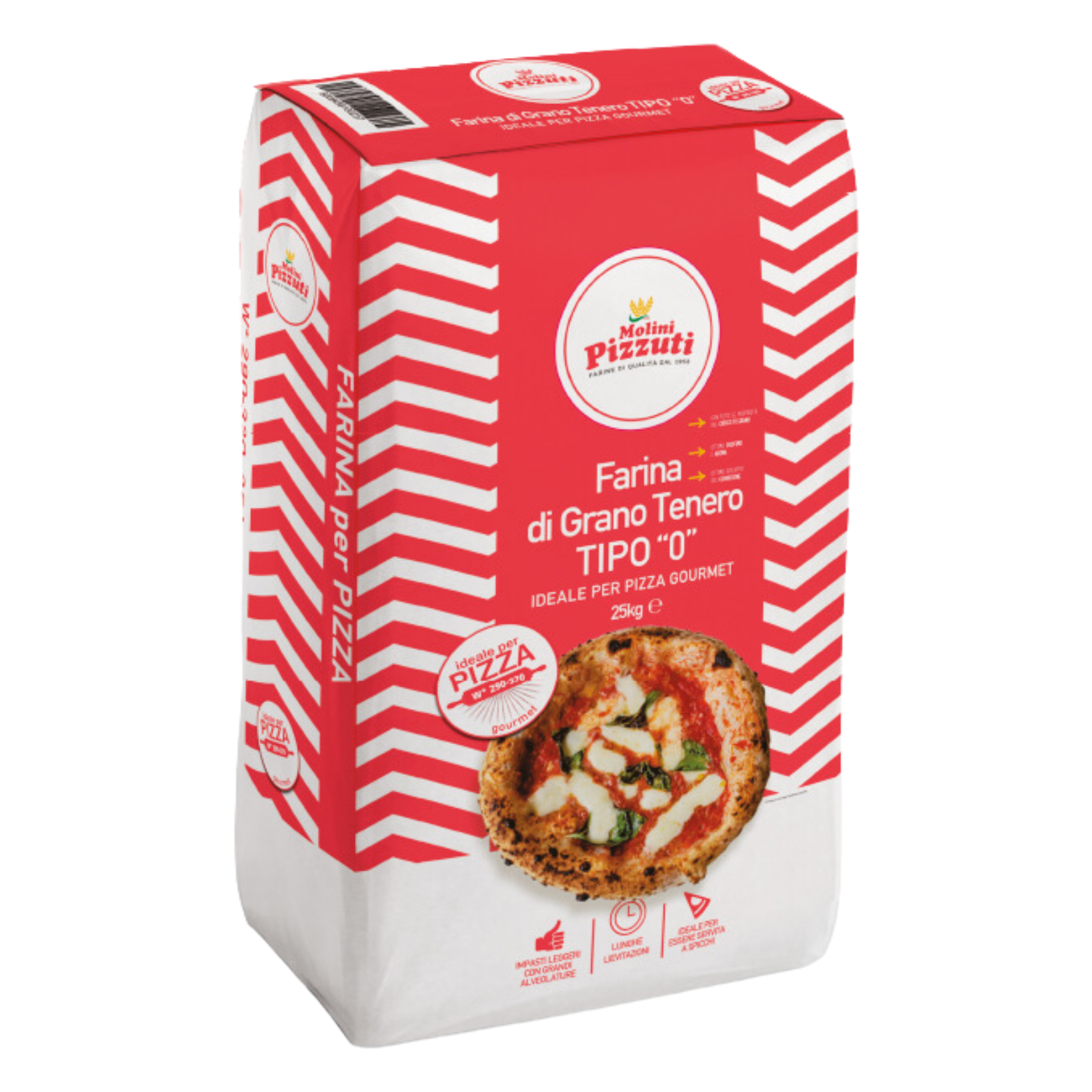 Pizzamehl Pizzuti “Platinum” W310 – extra lange Gärung, 1Kg