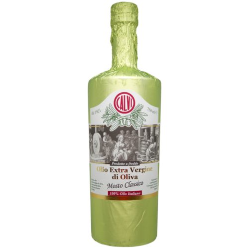 Olivenöl in grüner Flasche
