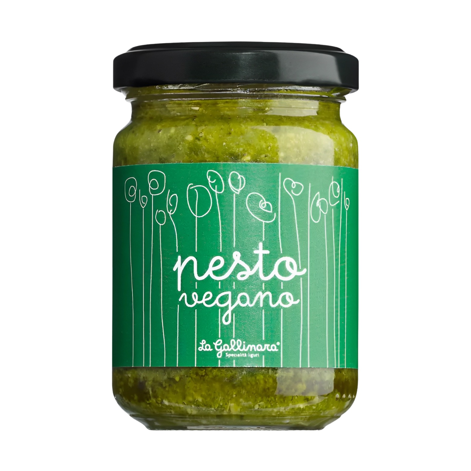 Basilikumpesto, vegan LA GALLINARA, Pesto Genovese vegano 130 g