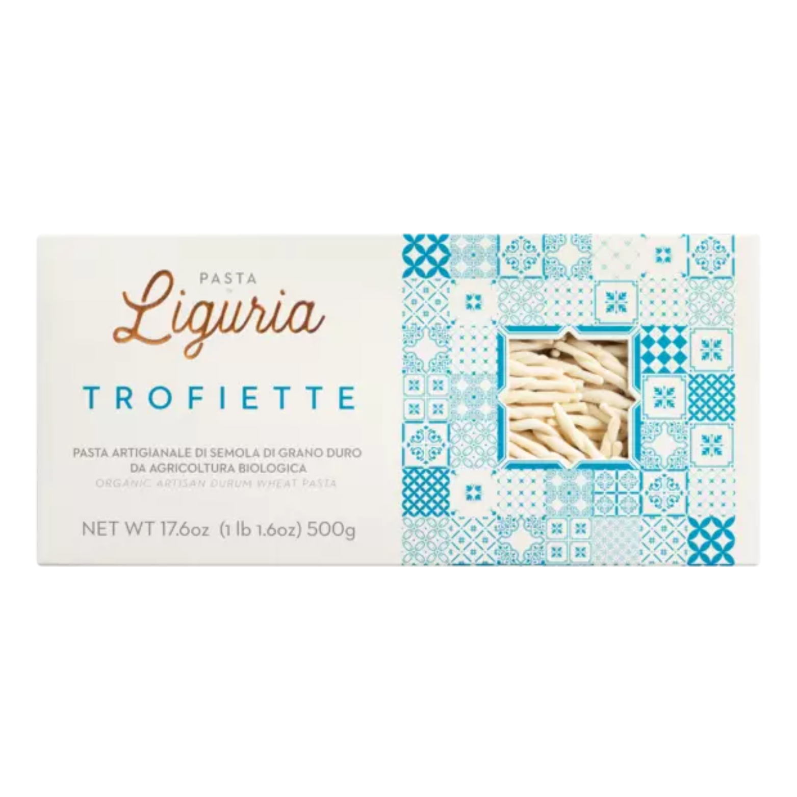 Trofiette Bio – Ligurische Pasta aus Hartweizengrieß, 500 g