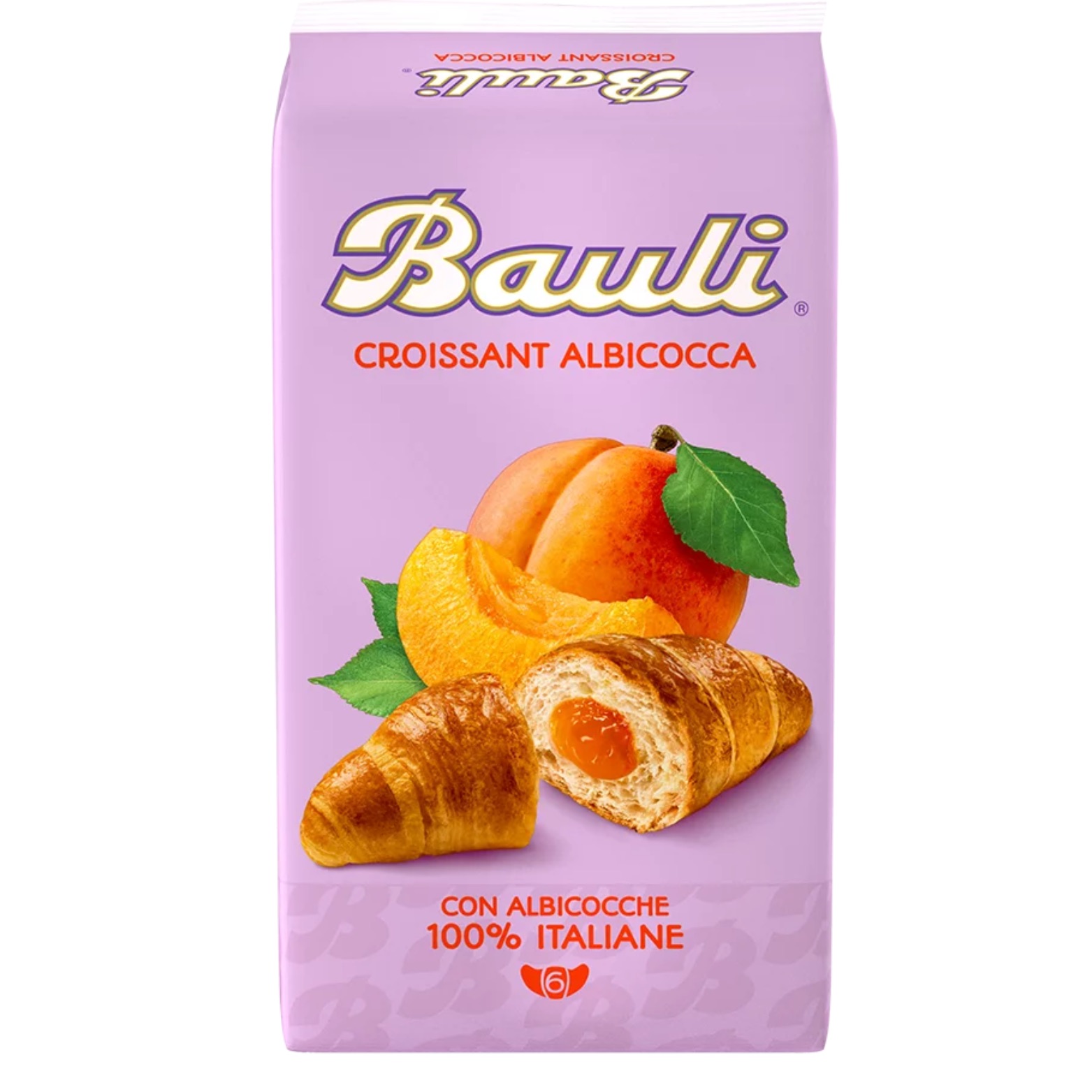 CROISSANT ALBICOCCA – Aprikosen – Croissant – Bauli 6x50g