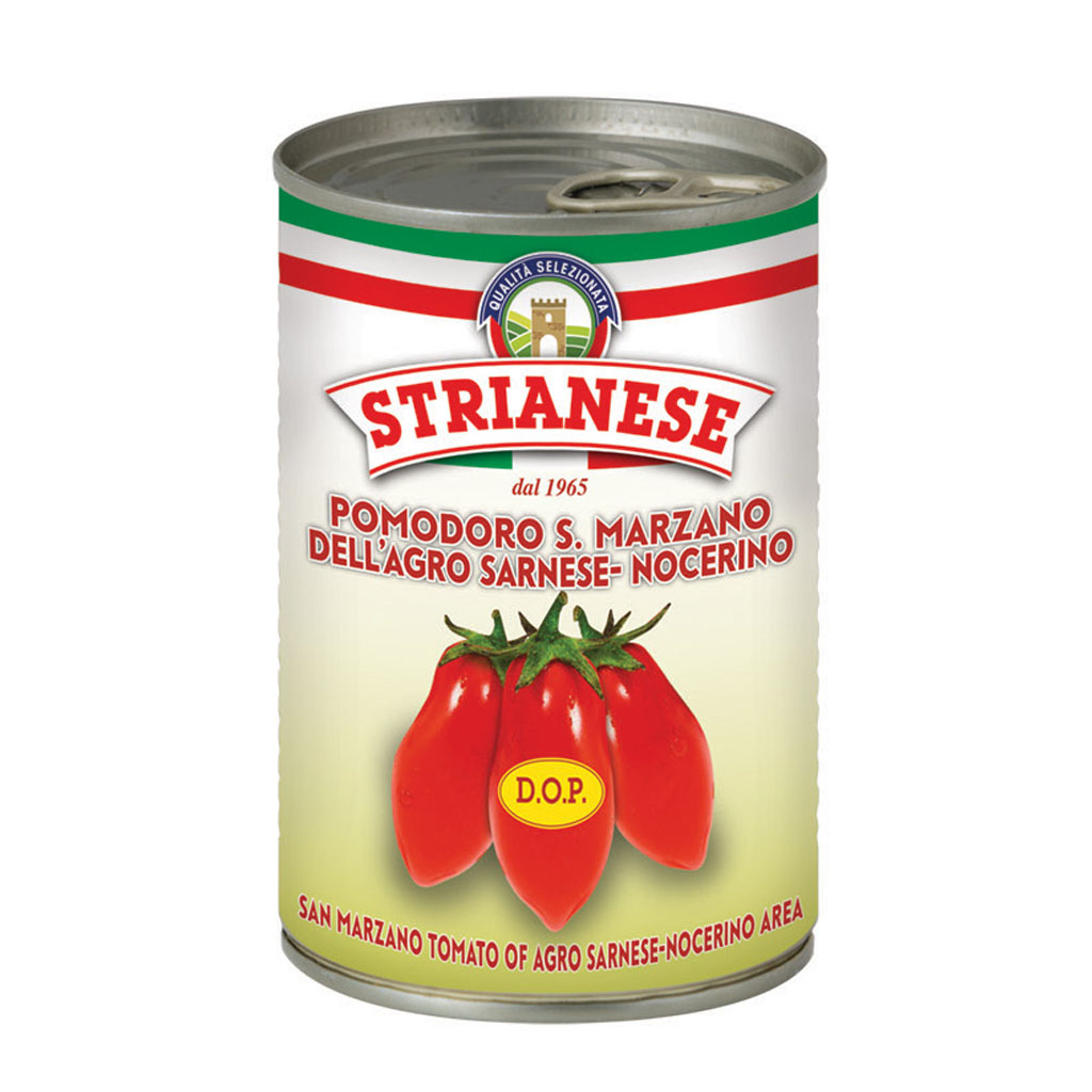 Pomodori Pelati Interi, San Marzano – 400g Strianese