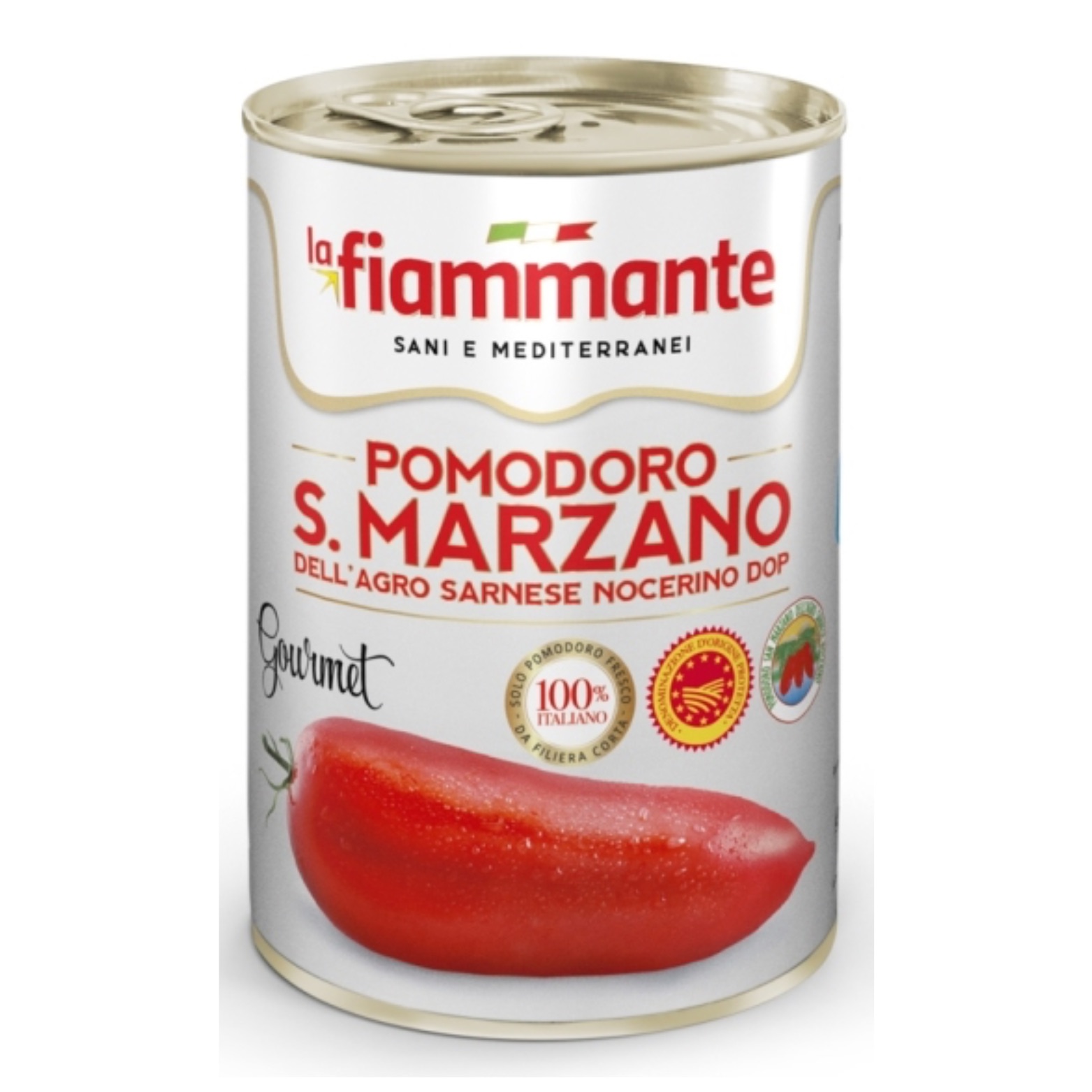 Pomodori Pelati Interi, San Marzano – 400g La Fiammante