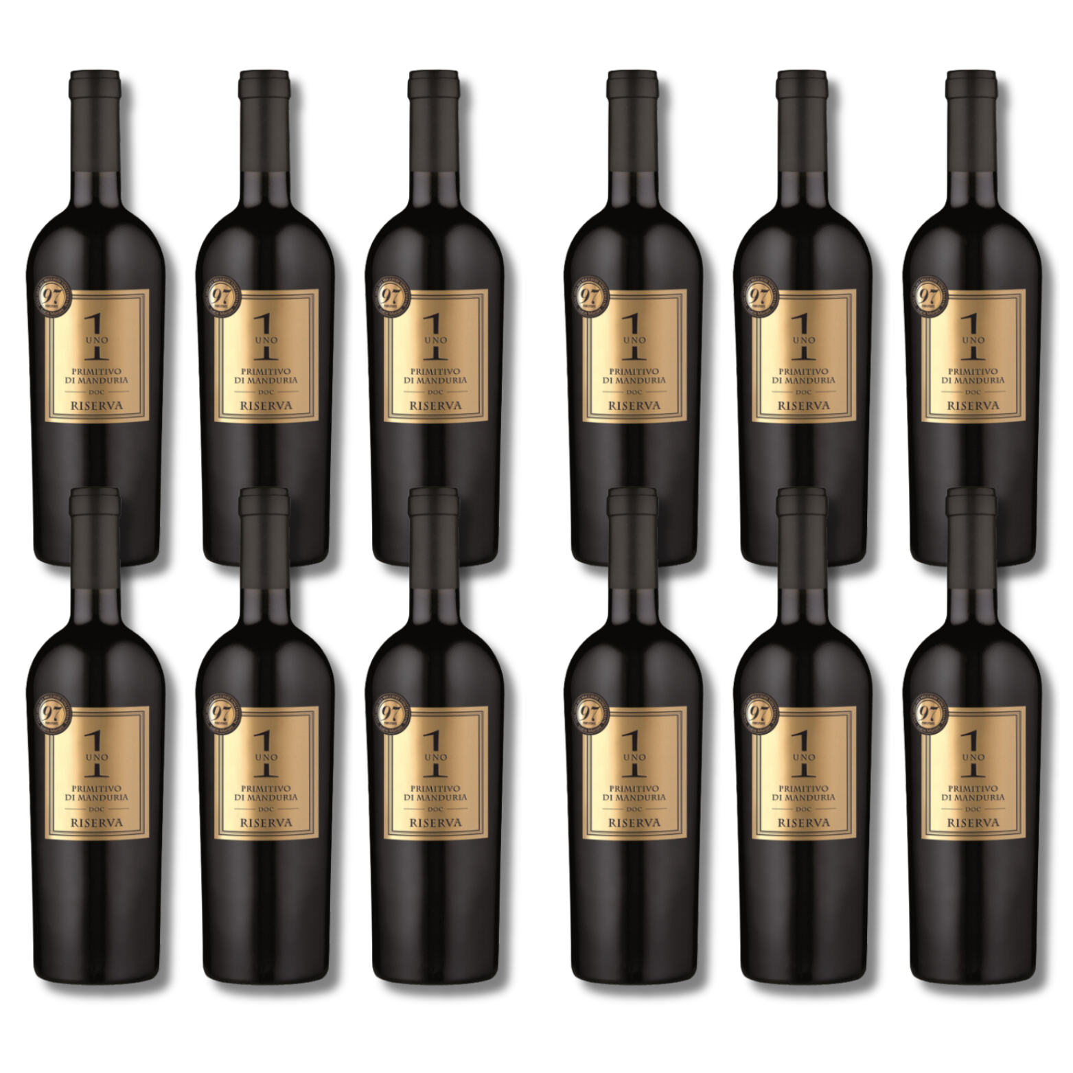 12 Flaschen – Vorteilspaket Primitivo di Manduria DOC Riserva 2020 “Uno” – Masseria La Volpe