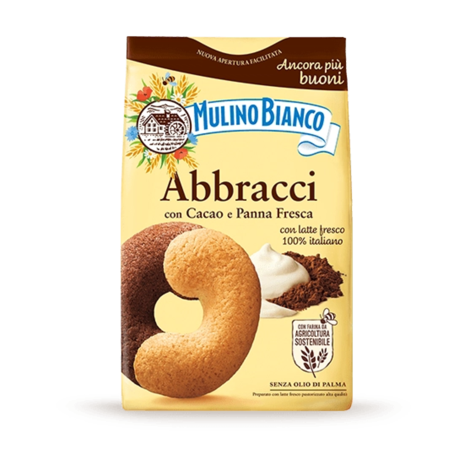 Abbracci Mürbeteig Kekse Mulino Bianco, 350 g
